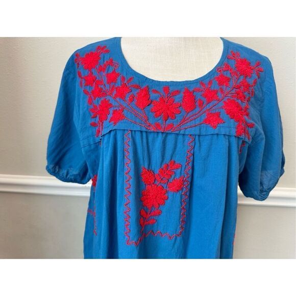 Mer St Barth Noor Embroidered Dress Size Large - Picture 3 of 8